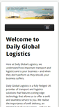 Mobile Screenshot of dailygloballogistics.com